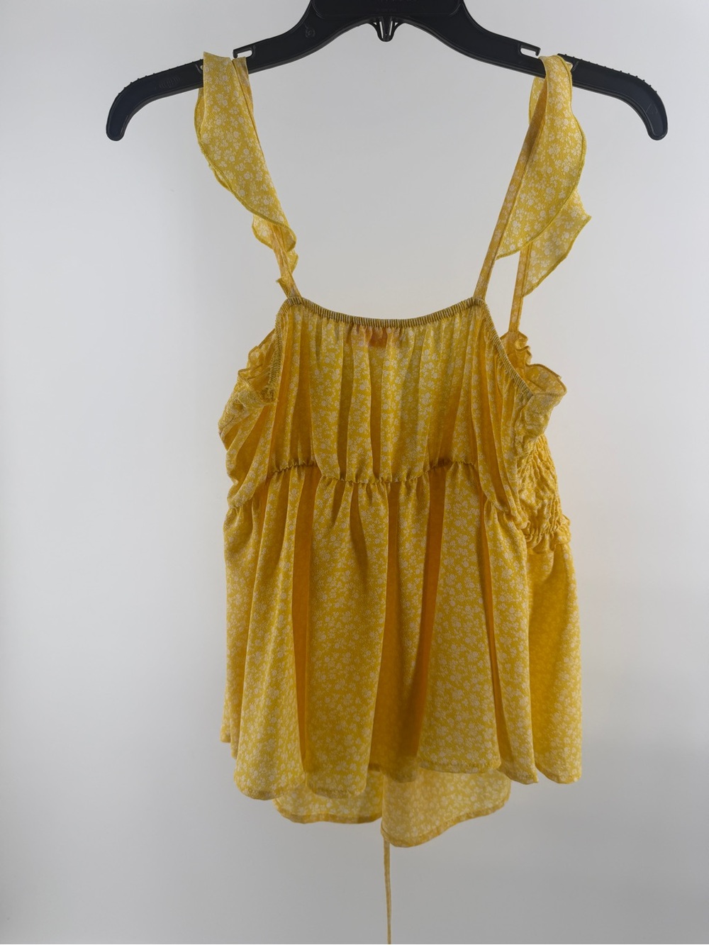 Pink Lily Yellow Floral Tank Top - Picture 8 of 11